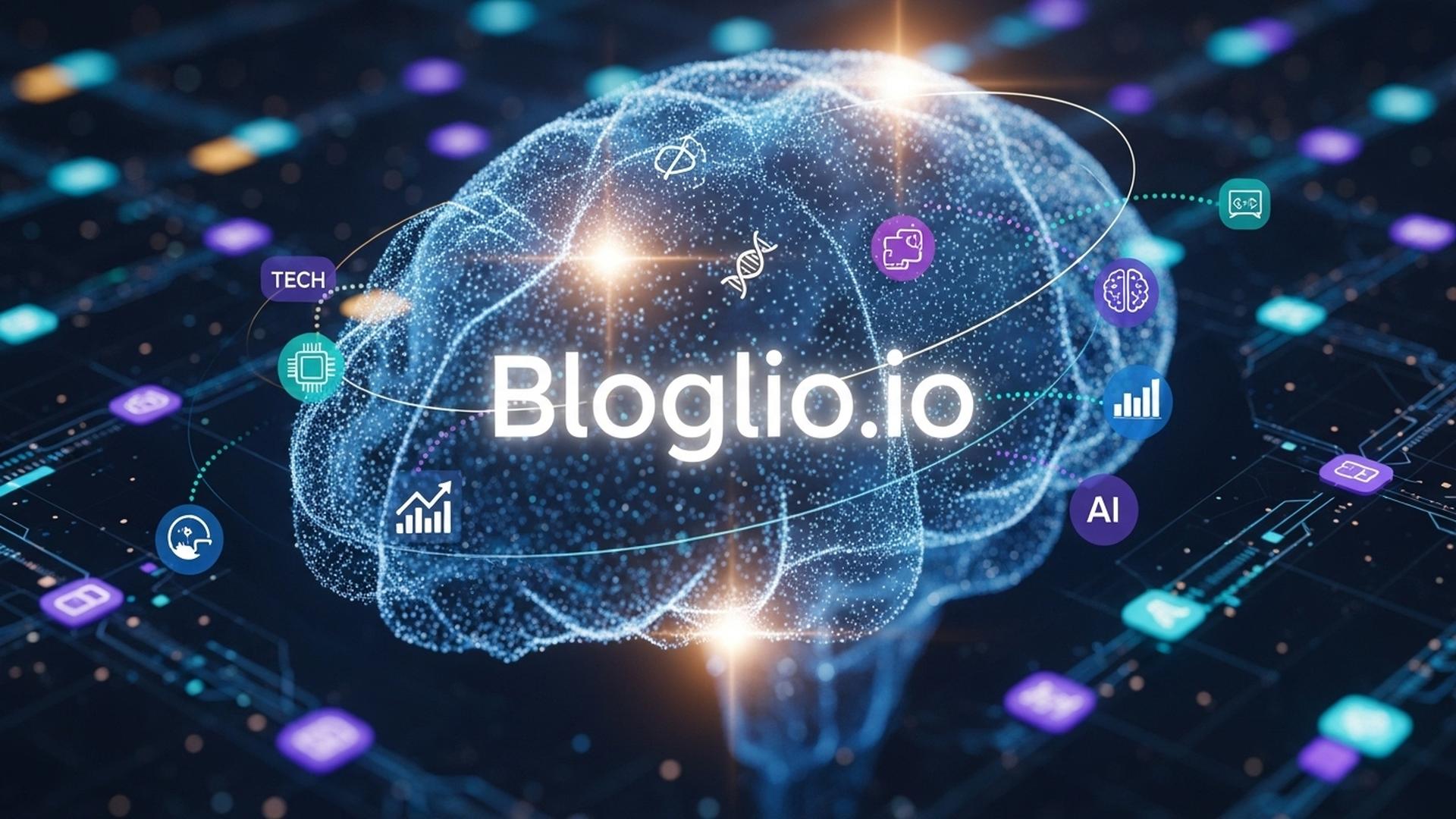 Bloglio.io - AI-Powered Tech Blog Platform with Neural Network Visualization